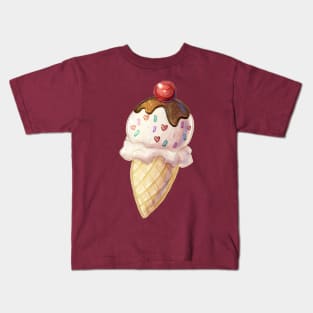 Cute Icecream Cone Kids T-Shirt